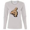 Heavy Cotton Women's "Budget" Long Sleeve T-Shirt Thumbnail