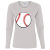 Heavy Cotton Women's "Budget" Long Sleeve T-Shirt Thumbnail